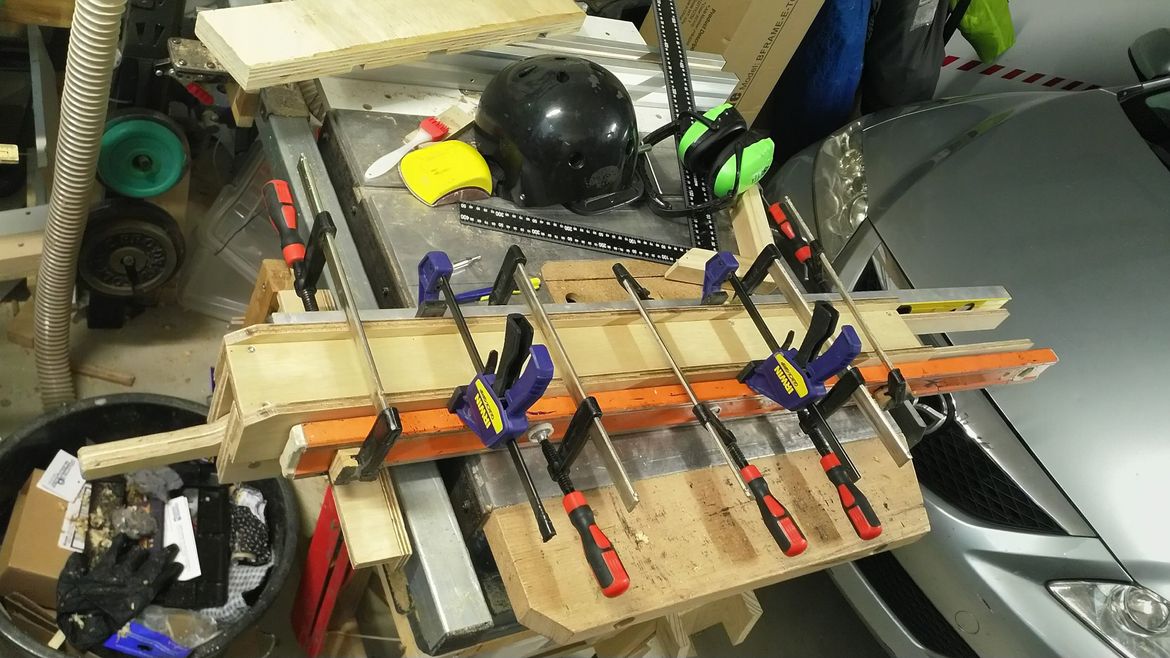 Many clamps