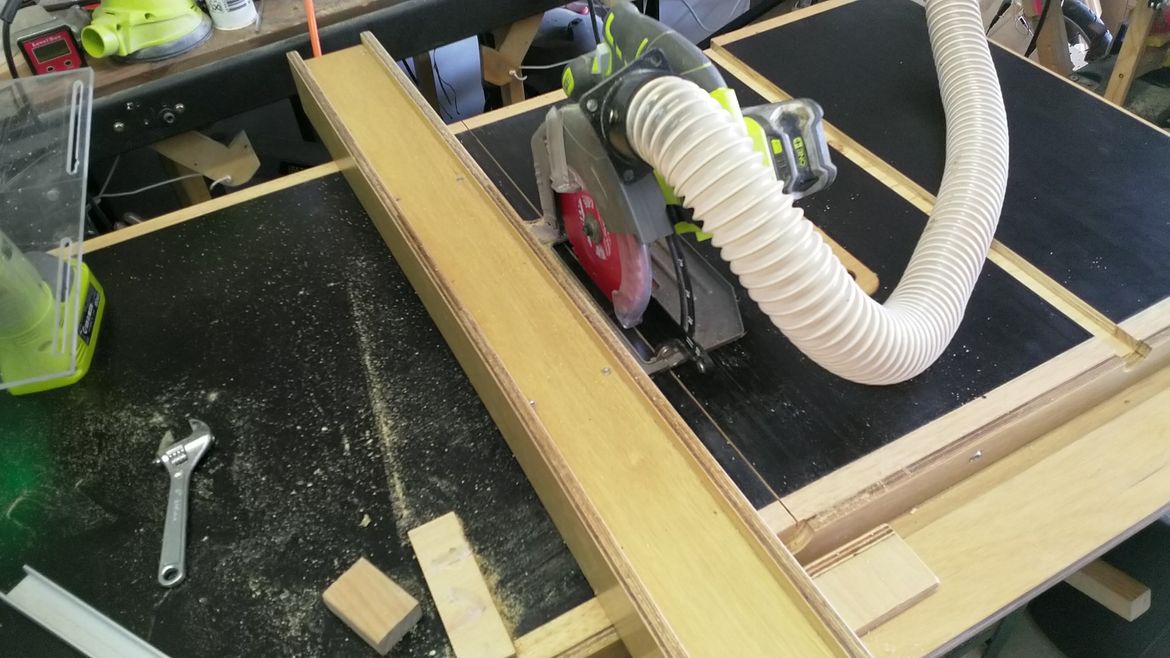 Using fence as straight edge