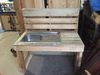 Outdoor mud kitchen