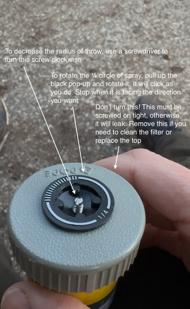 Adjusting the 'Professional' pop-up