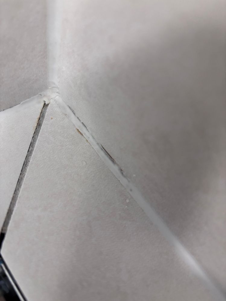 Silicon has come off at corner