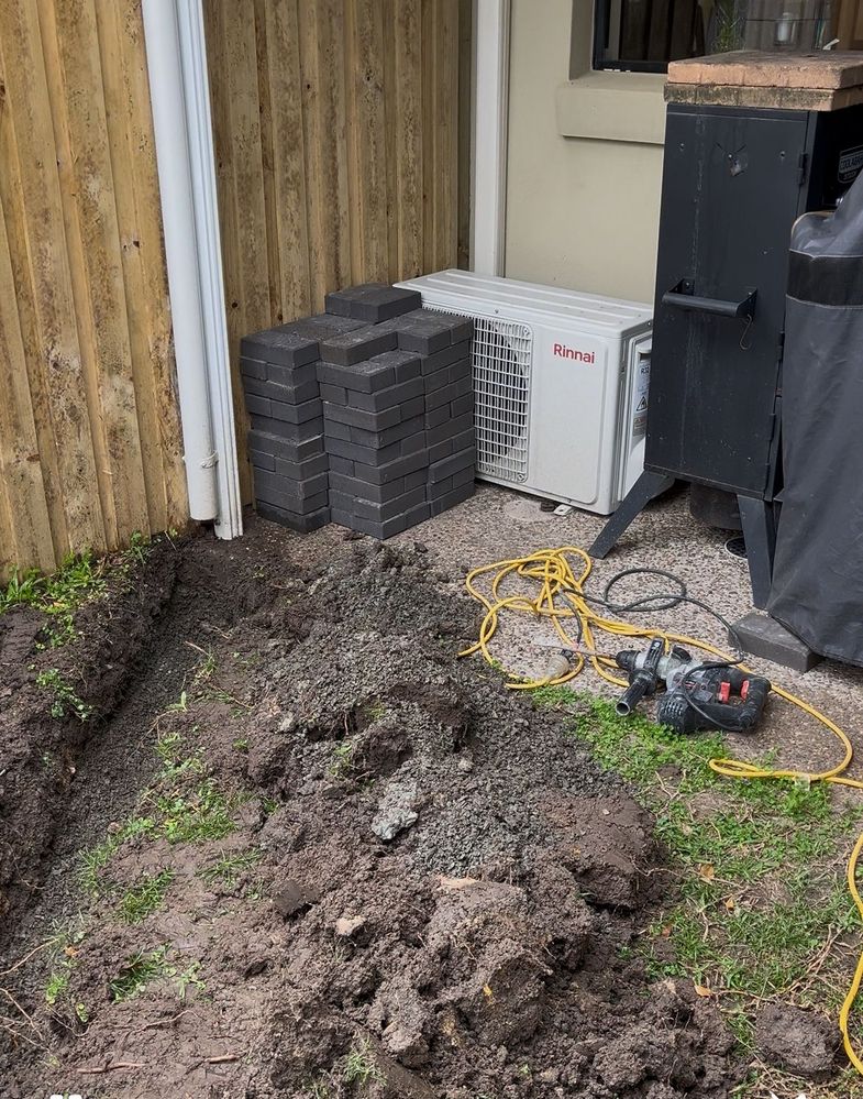 necessary back breaking, oh and mud, lots of mud