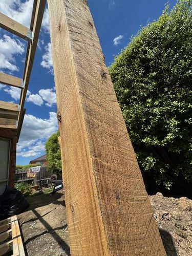 Treated cypress post