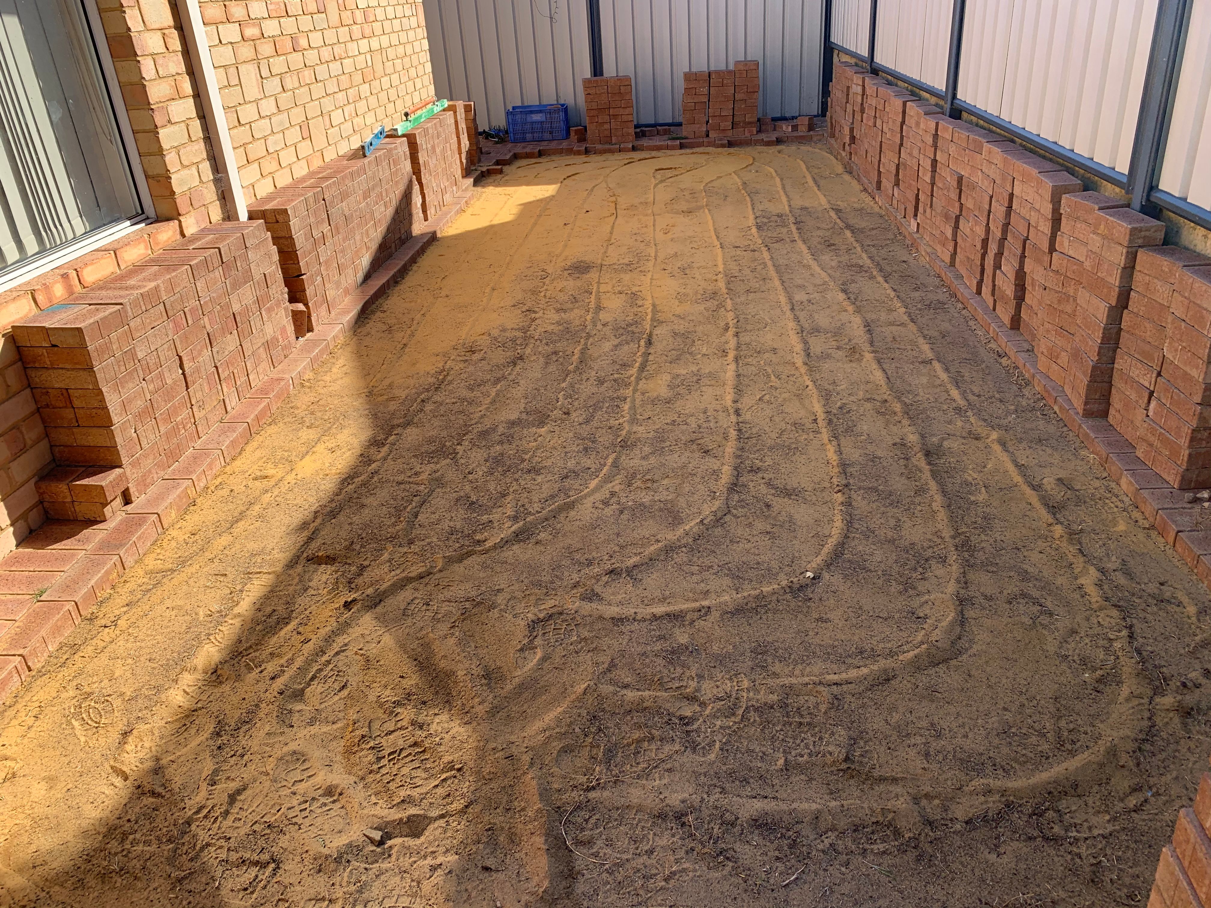 One of my recent paving jobs Bunnings community