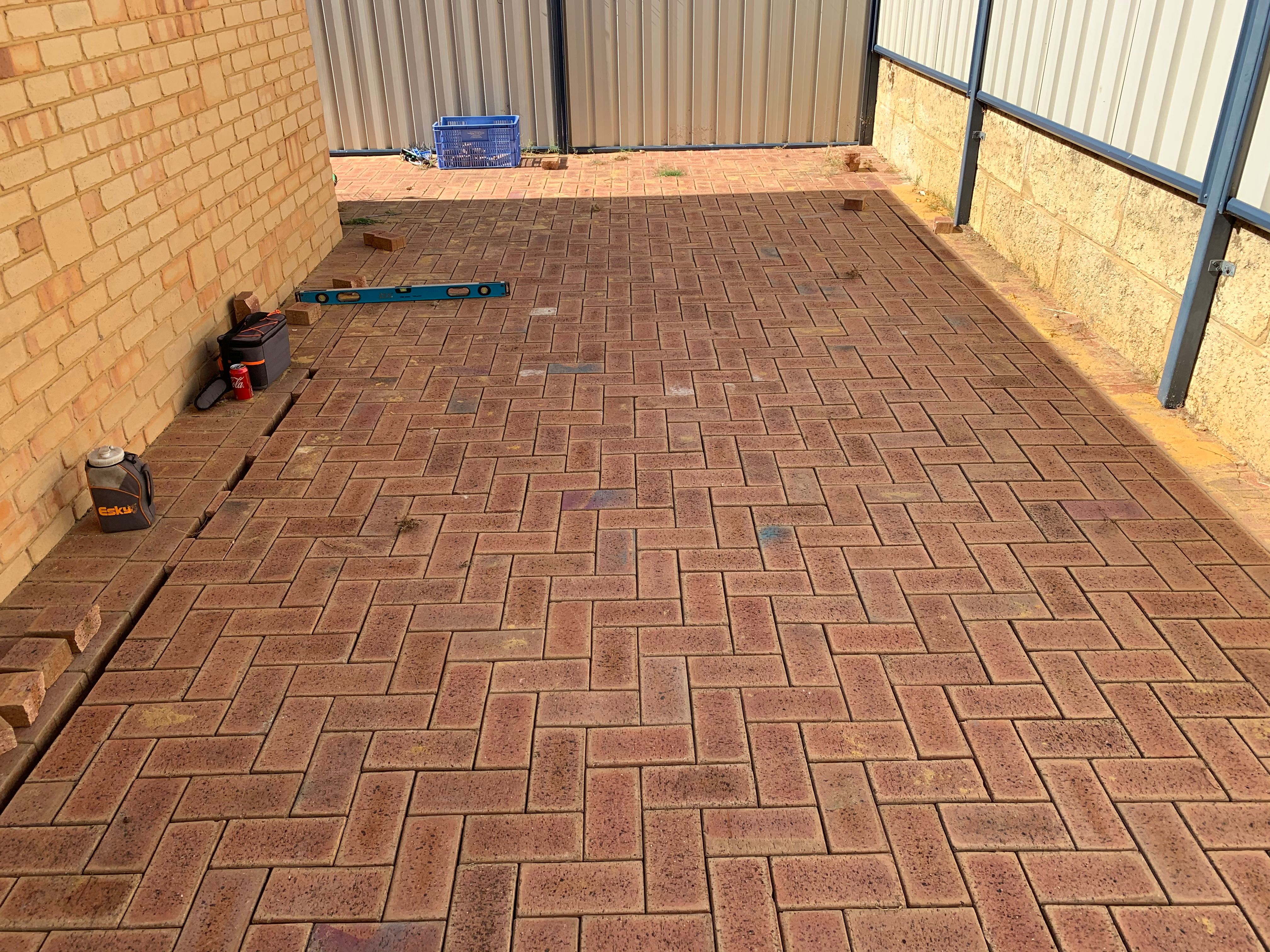 One of my recent paving jobs Bunnings community