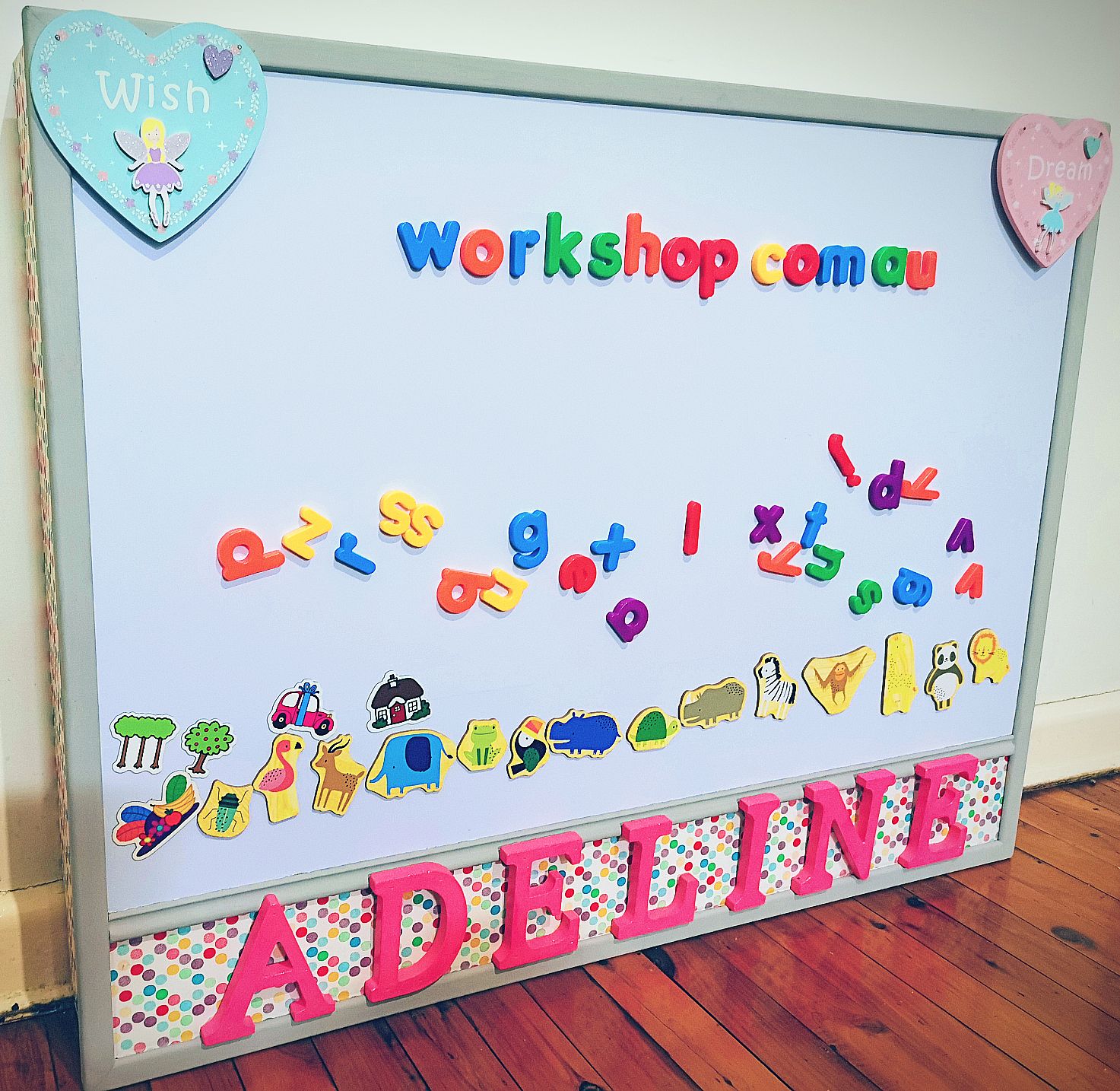 Create a kids board + Hide an old... Bunnings community