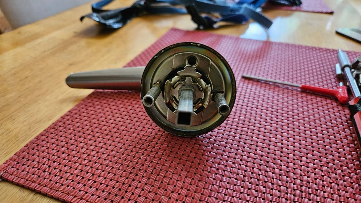 The direct view of the spindle