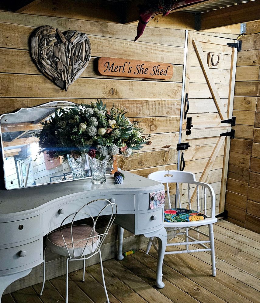 Craft room using Bunnings shed.jpg