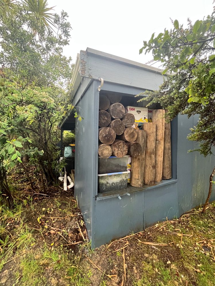 back side/ side with permanent structure