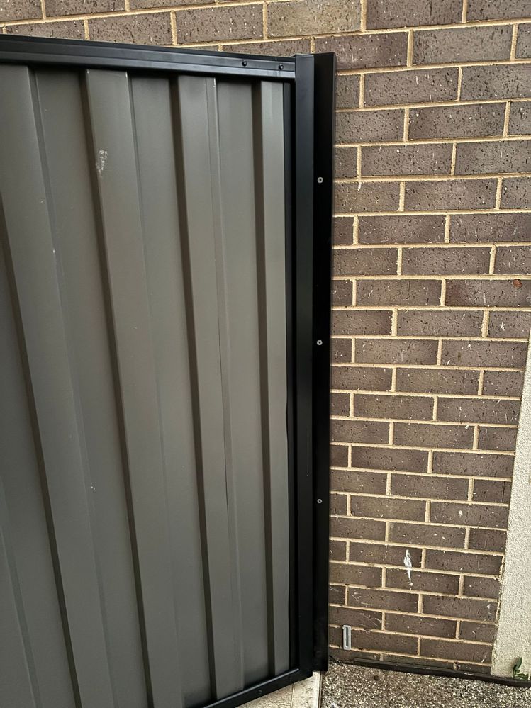 Pole Secured to wall 1