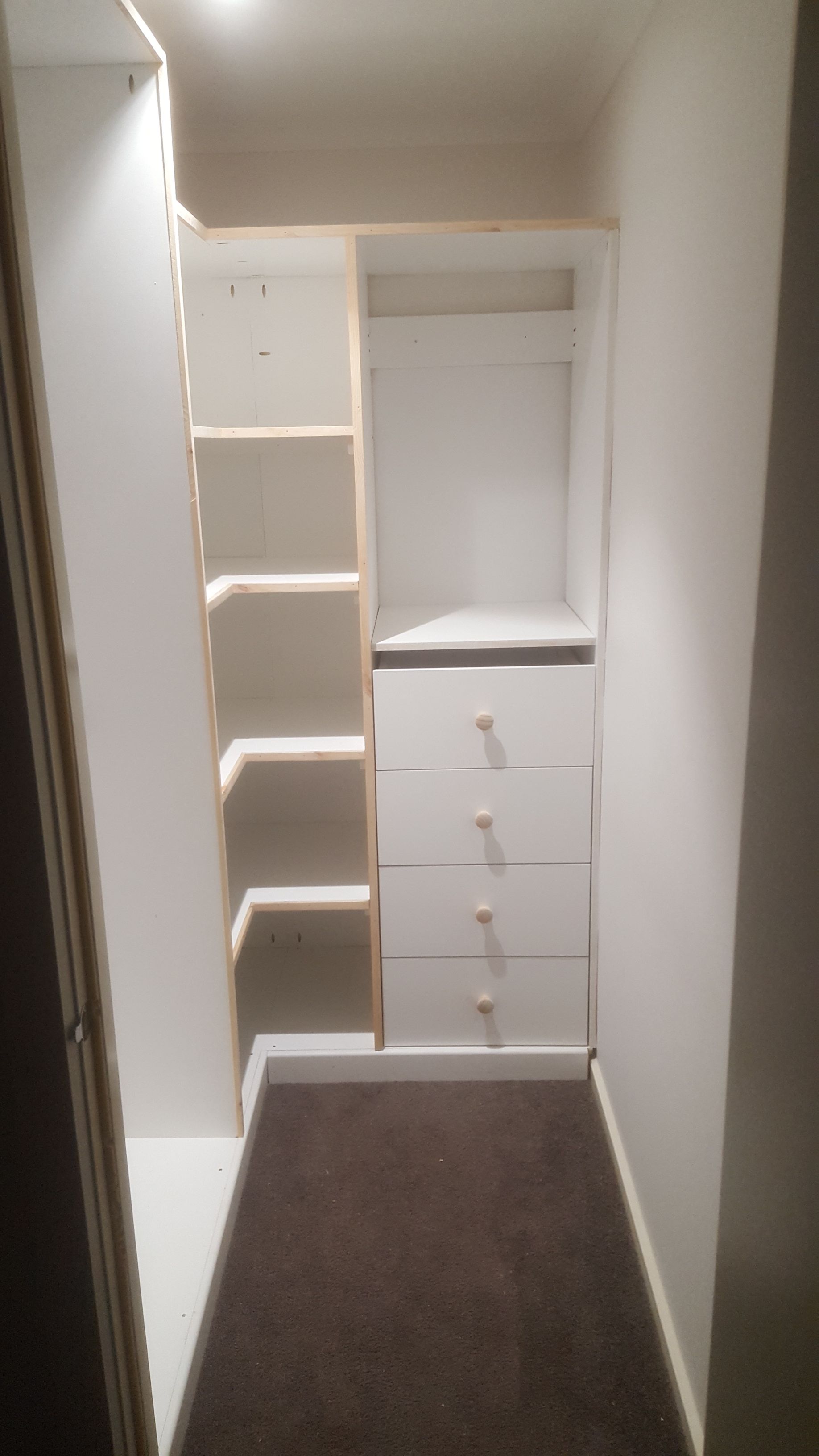 walk in robe bunnings workshop community