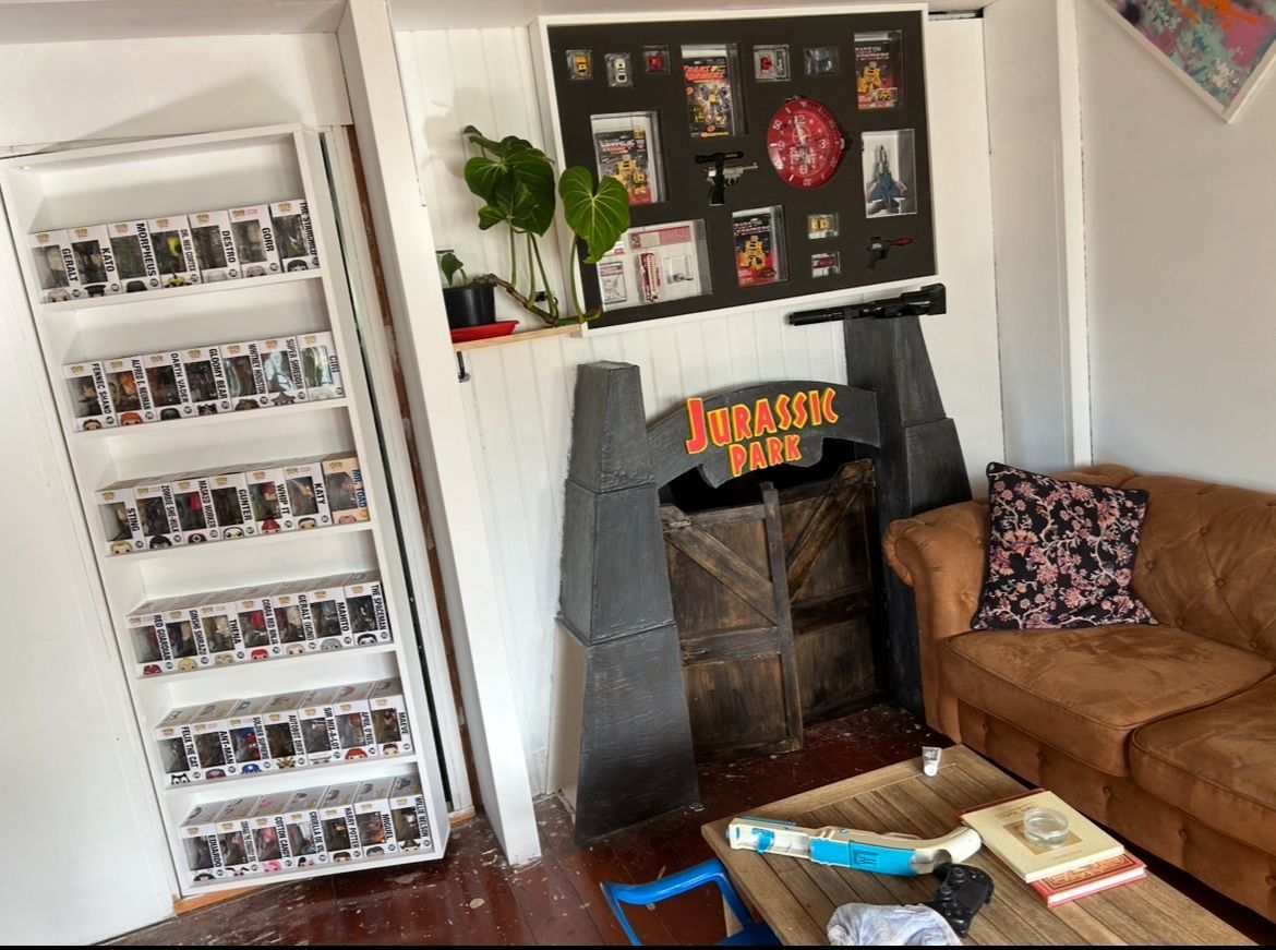 Our Roarsome entry way to our Son's bedroom.