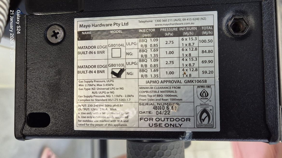 Image A - Matador Edge GB0103L outdoor bbq