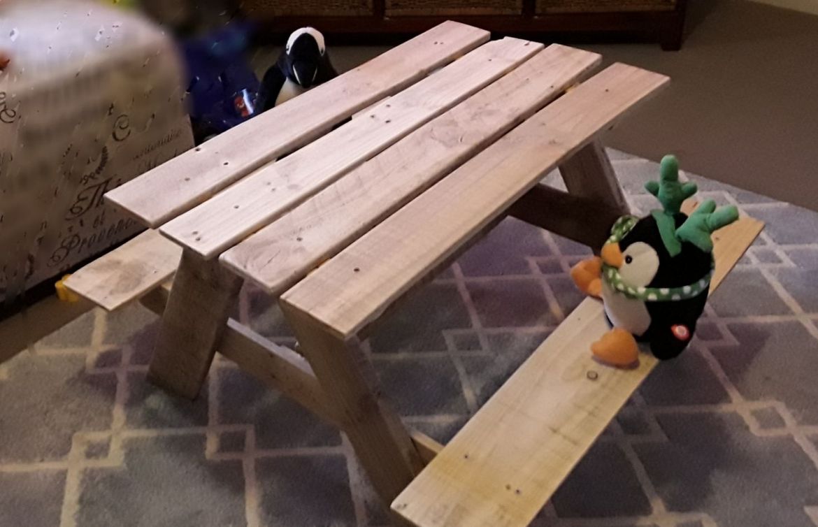 Raw kids picnic table