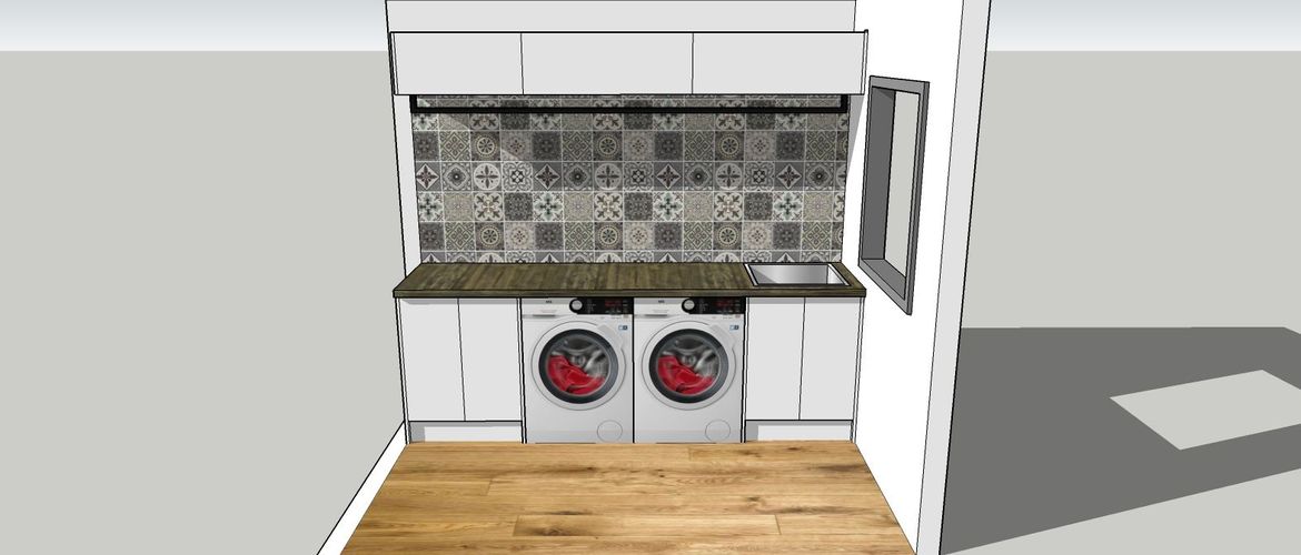 Ideas For Small Laundry Reno, Laundry Wall Cabinets Bunnings