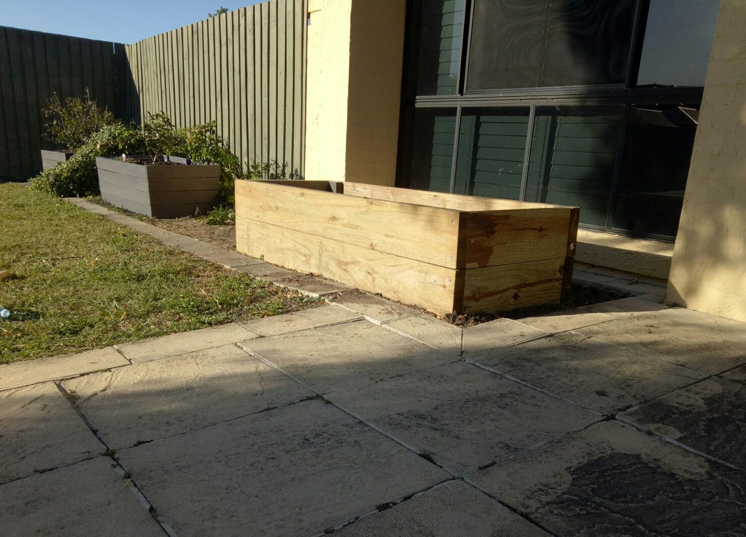 Raised treated timber planter box Bunnings community
