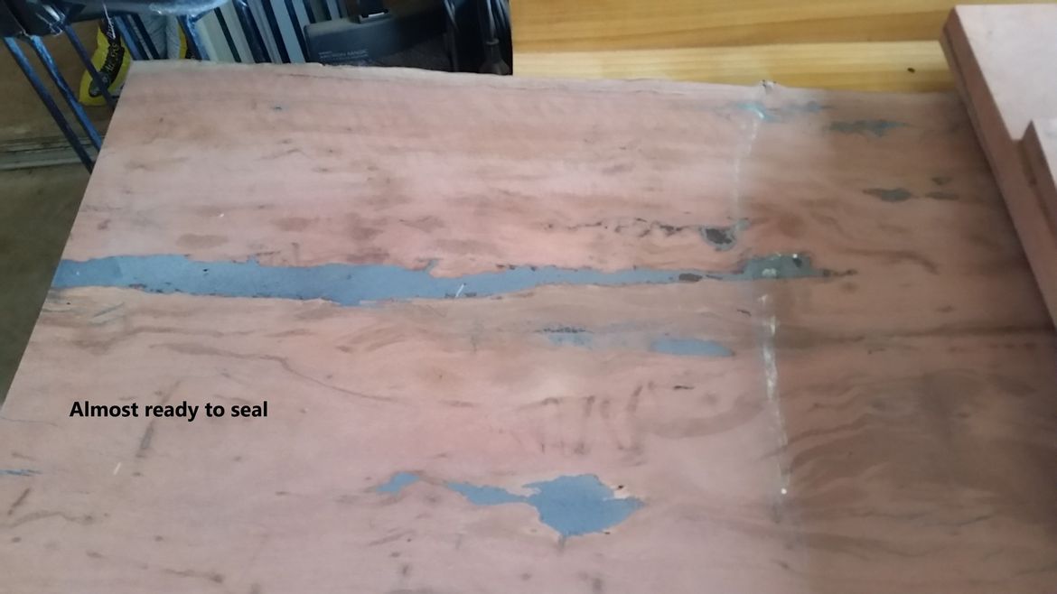 Bottom almost ready to seal