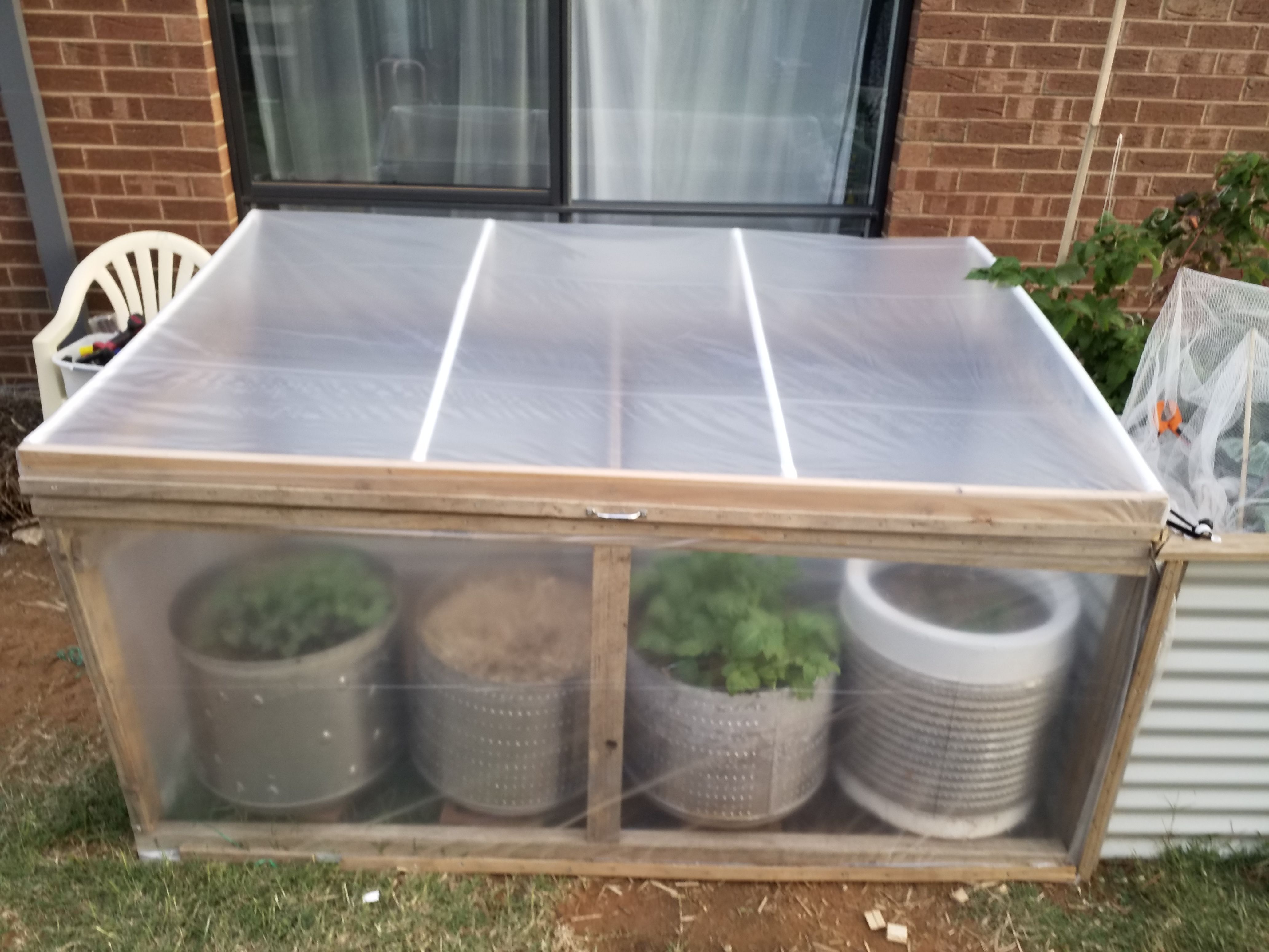 My new hot box, hot house, greenhouse, c... Bunnings community