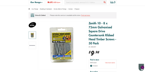 Screenshot_2020-05-12 Zenith 10 - 8 x 75mm Galvanised Square Drive Countersunk Ribbed Head Timber Screws - 50 Pack.png