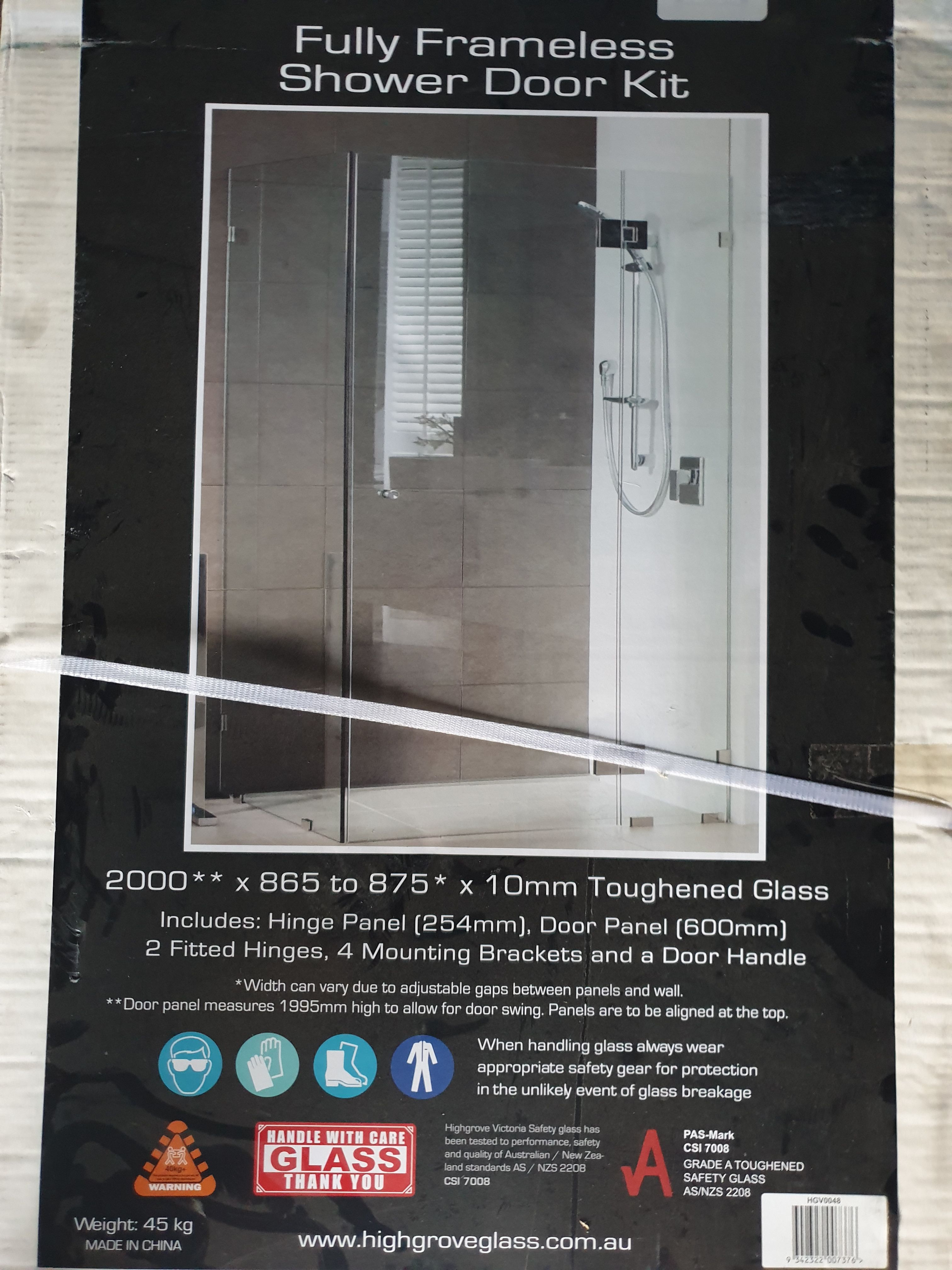 how to fit shower screen door Bunnings community