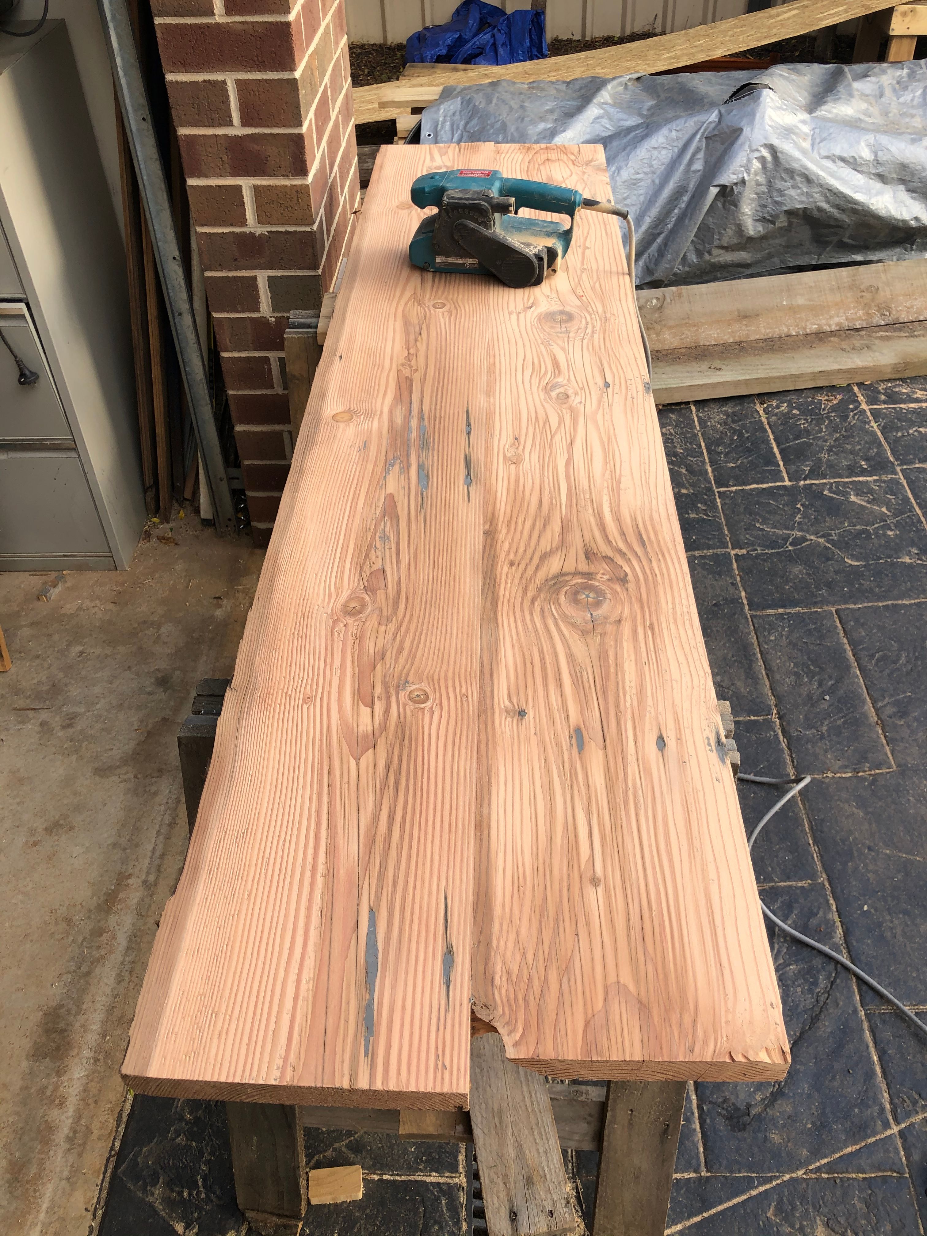 Recycled Oregon dining table Bunnings community