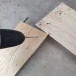 6.2 Pre-drill holes in the 45-degree join..jpg