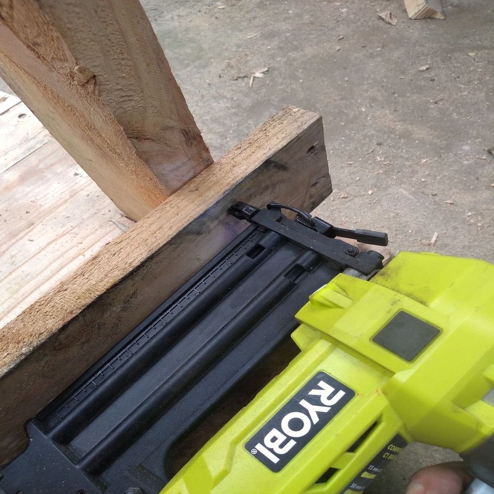 8.1 Start at the bottom fixing boards into place..jpg