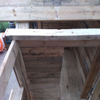 15.1 Cut and fix roof beam in position..jpg