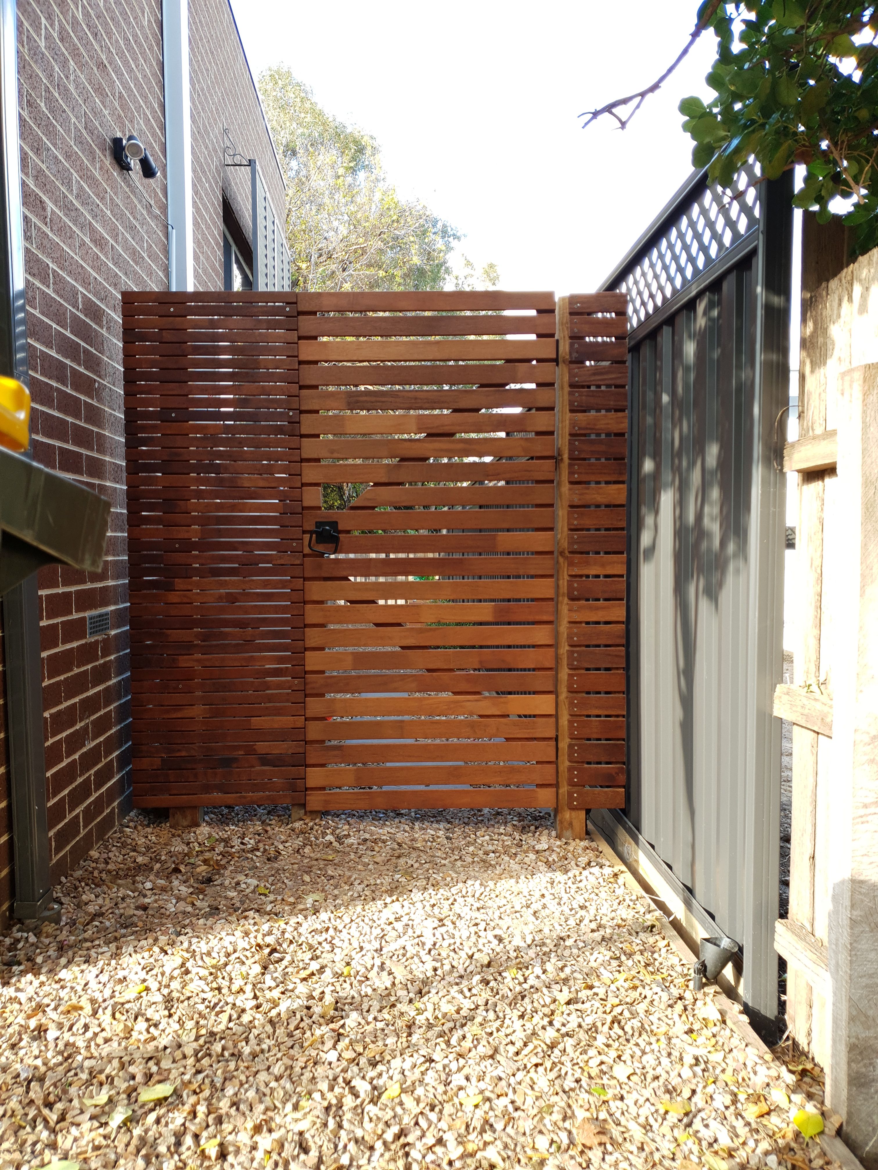 merbau side gate and panel bunnings workshop community