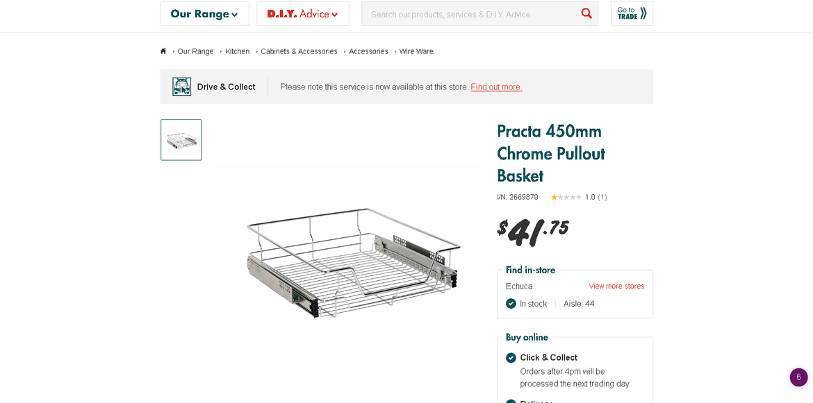 1 of these in each shelf, what do you think?