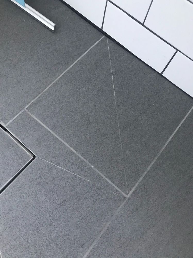 Dark Grout Turning White Please Help, Shower Floor Tiles Turning White
