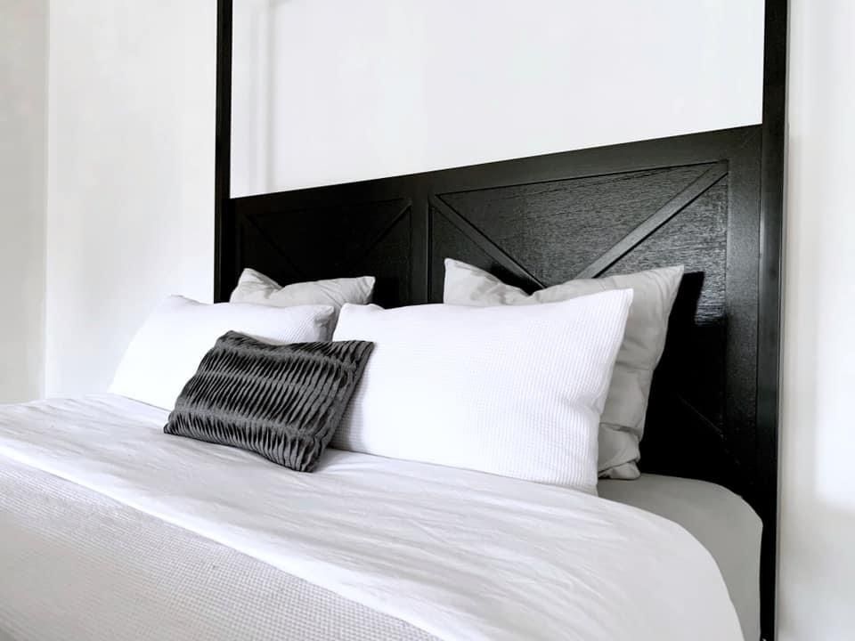 Making a custom bedhead for under 100 Bunnings community