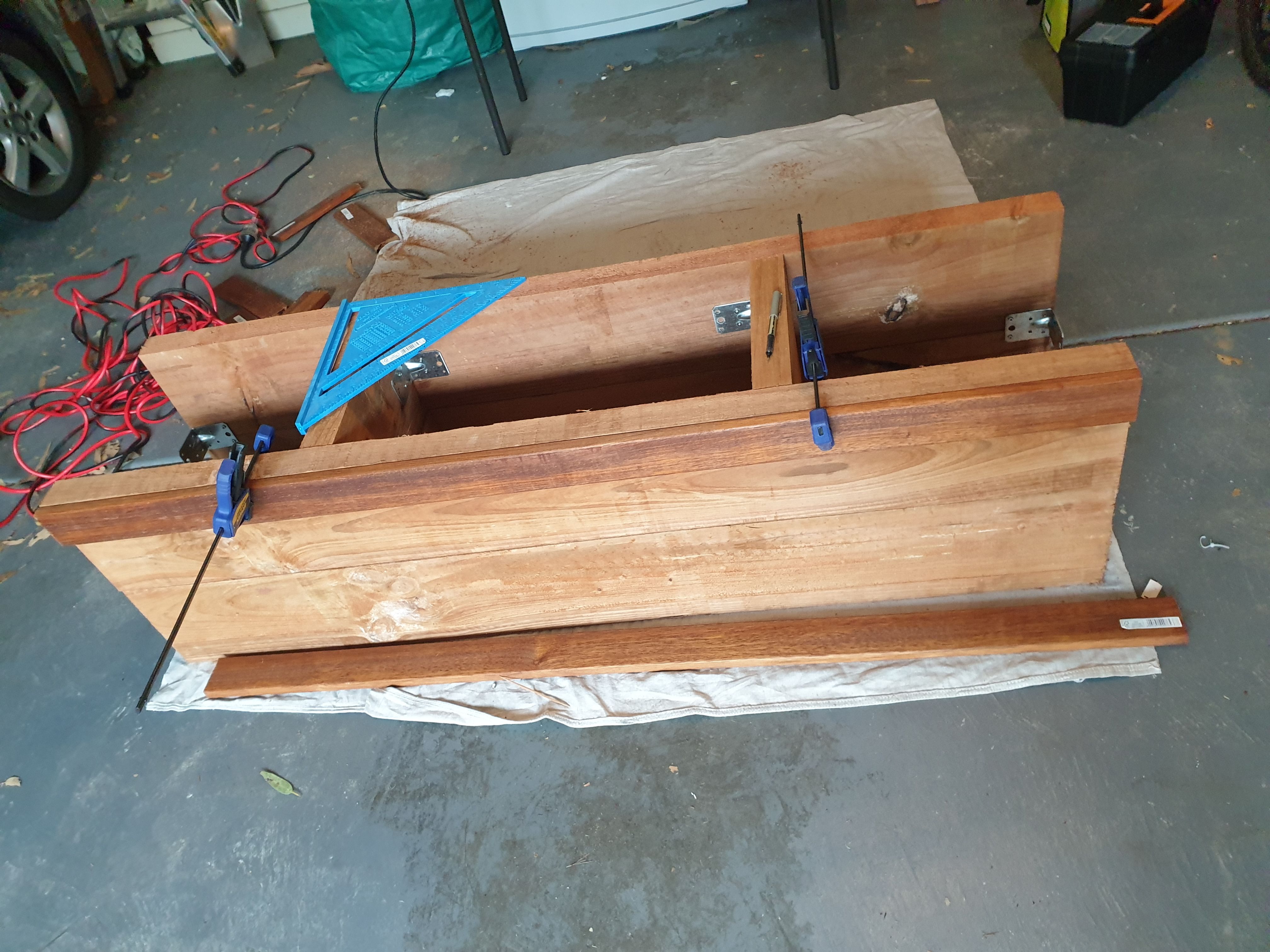 Bench seat with planter box Bunnings community