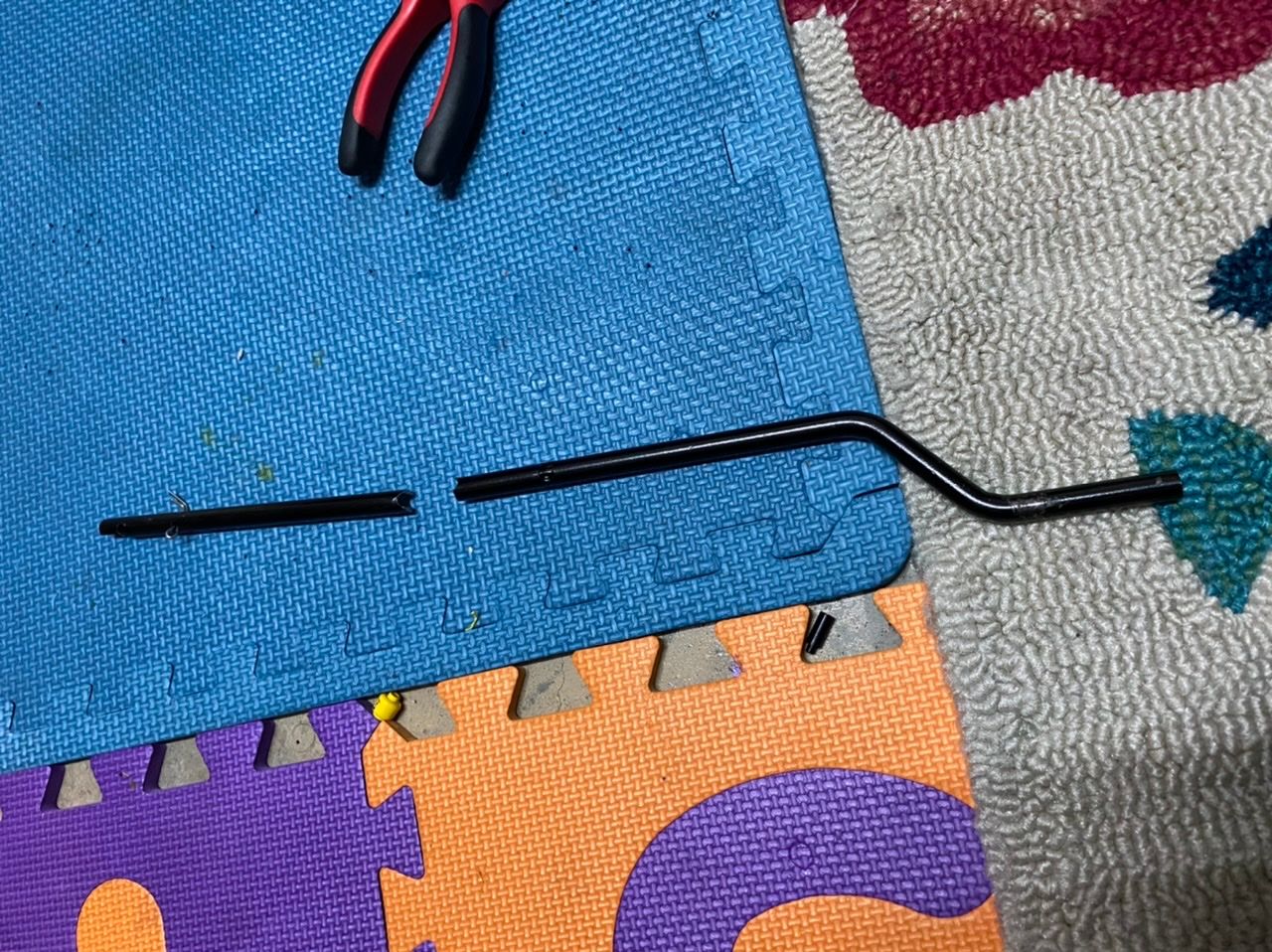 How to repair this metal bar? Bunnings community