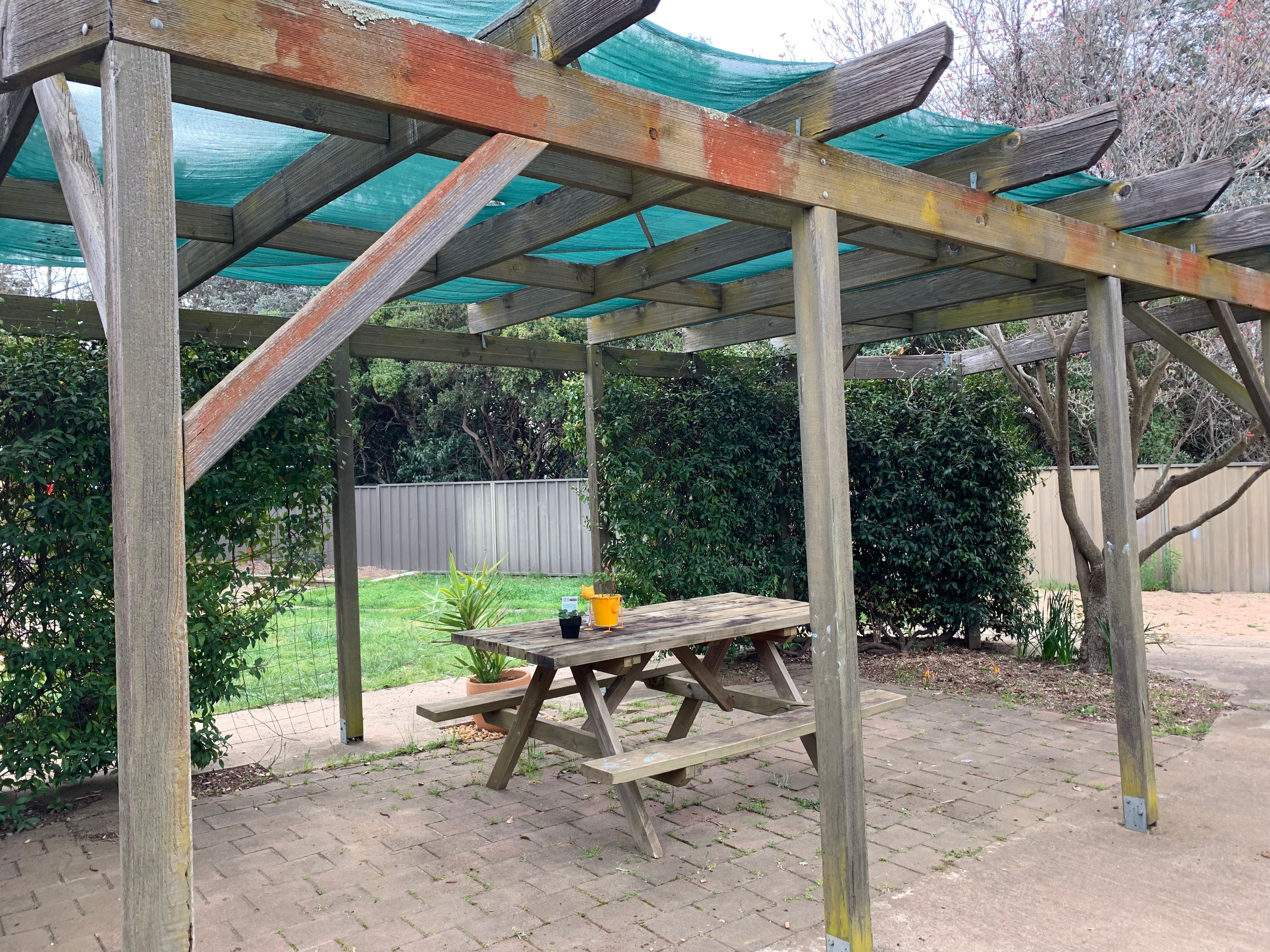 How to restore the pergola? Bunnings community