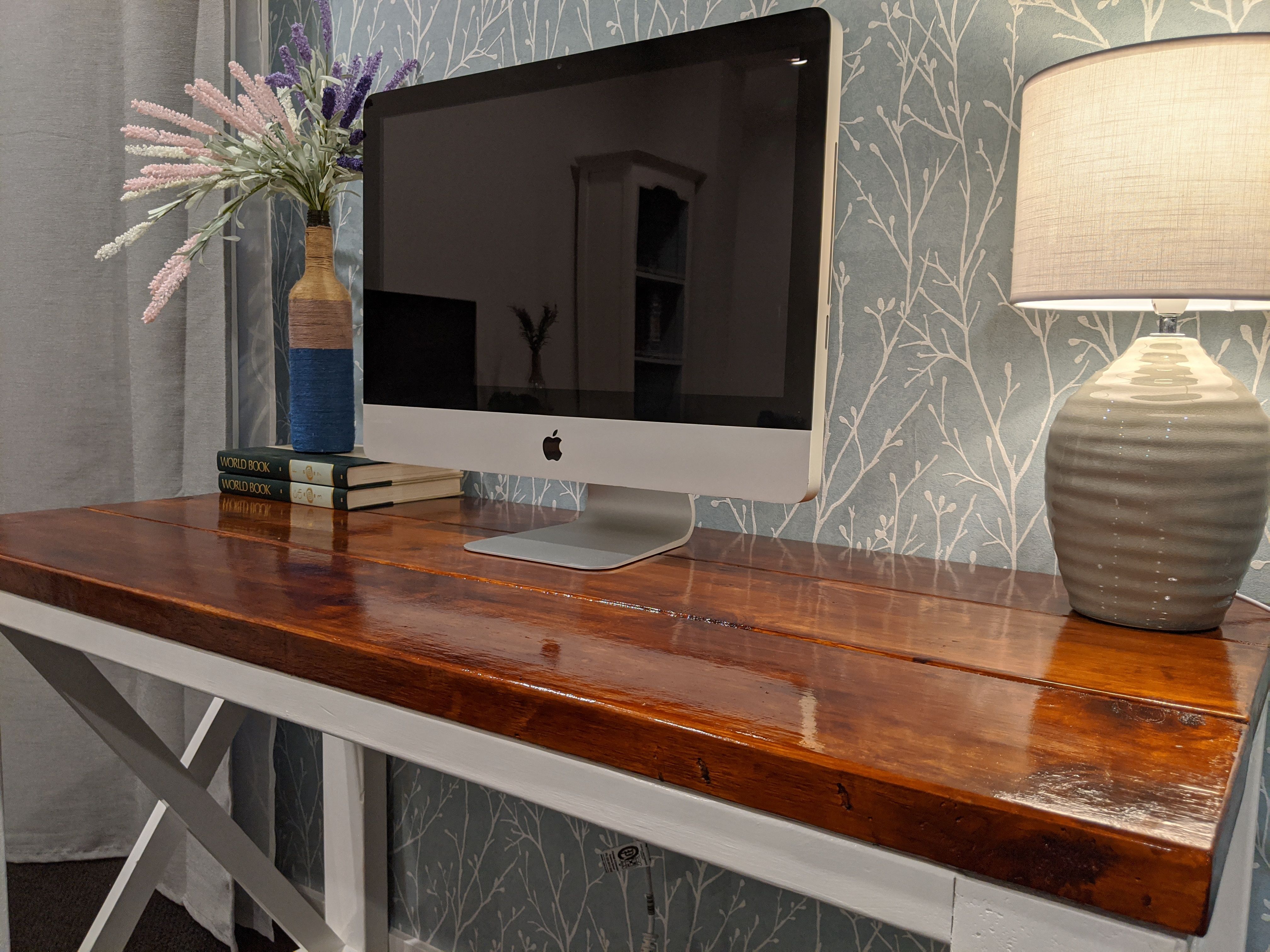 Rustic computer desk Bunnings community