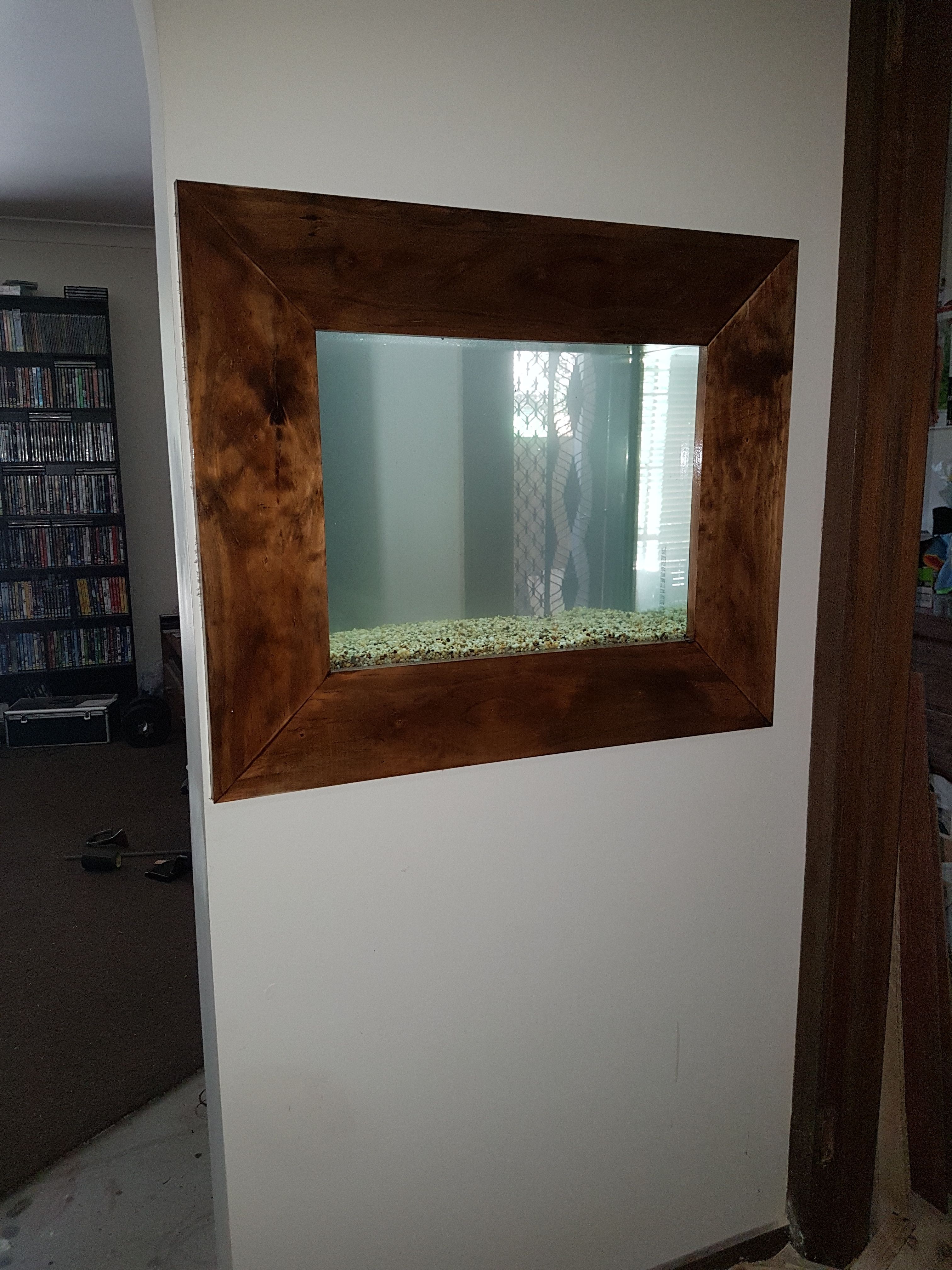 Fish tank through the wall Bunnings community
