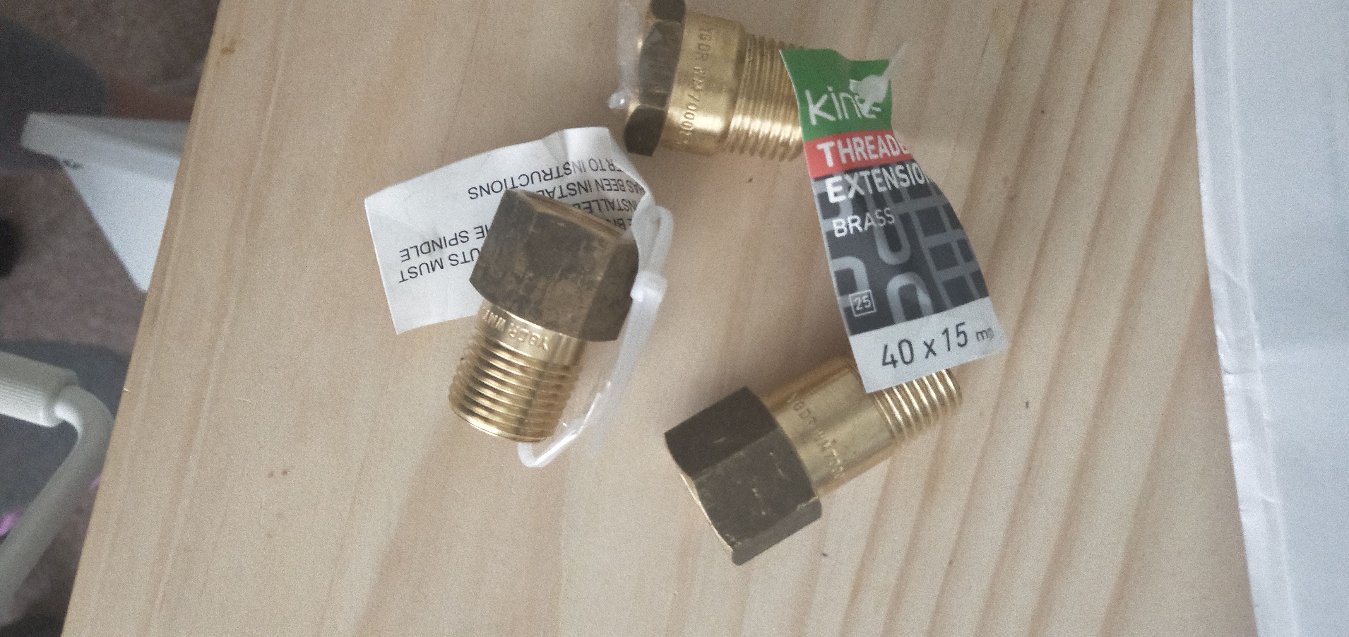 What to do when tap spindles aren't long... Bunnings community