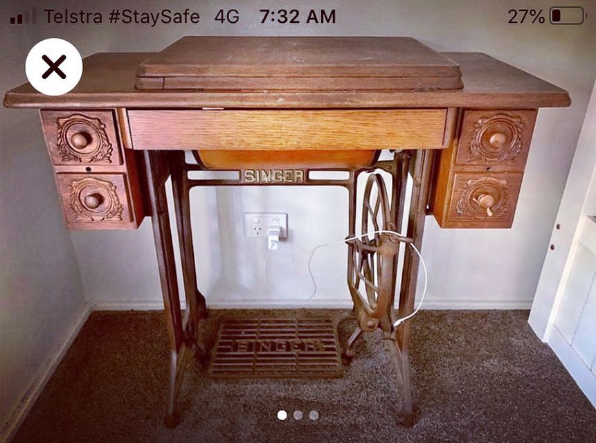 How to turn vintage sewing machine into Bunnings community