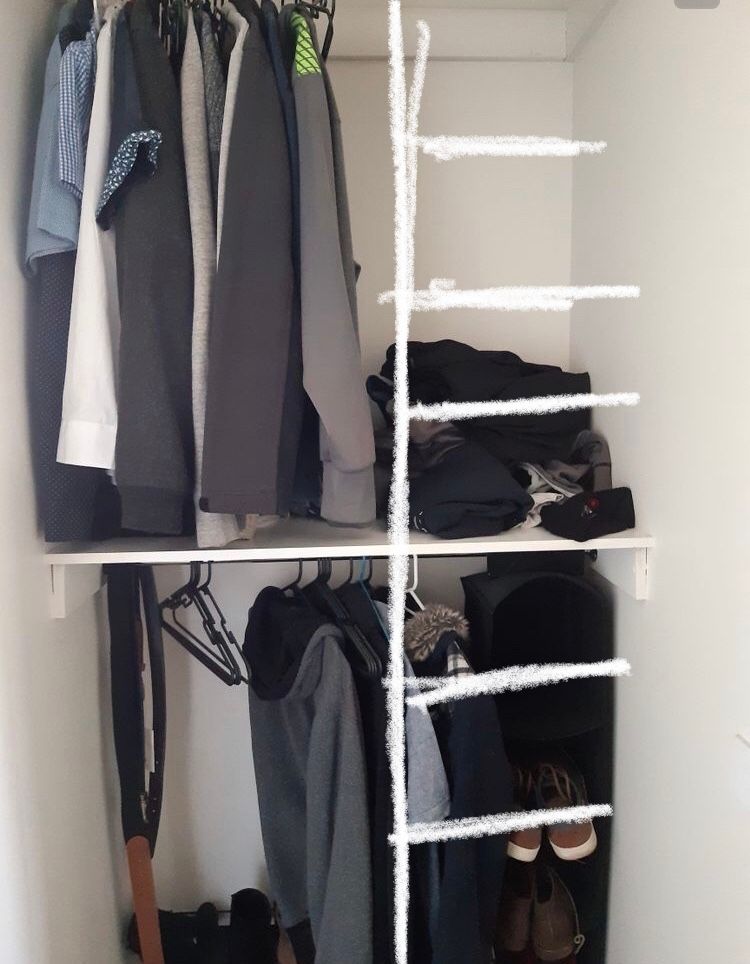 Ideas for a walk through wardrobe Bunnings community