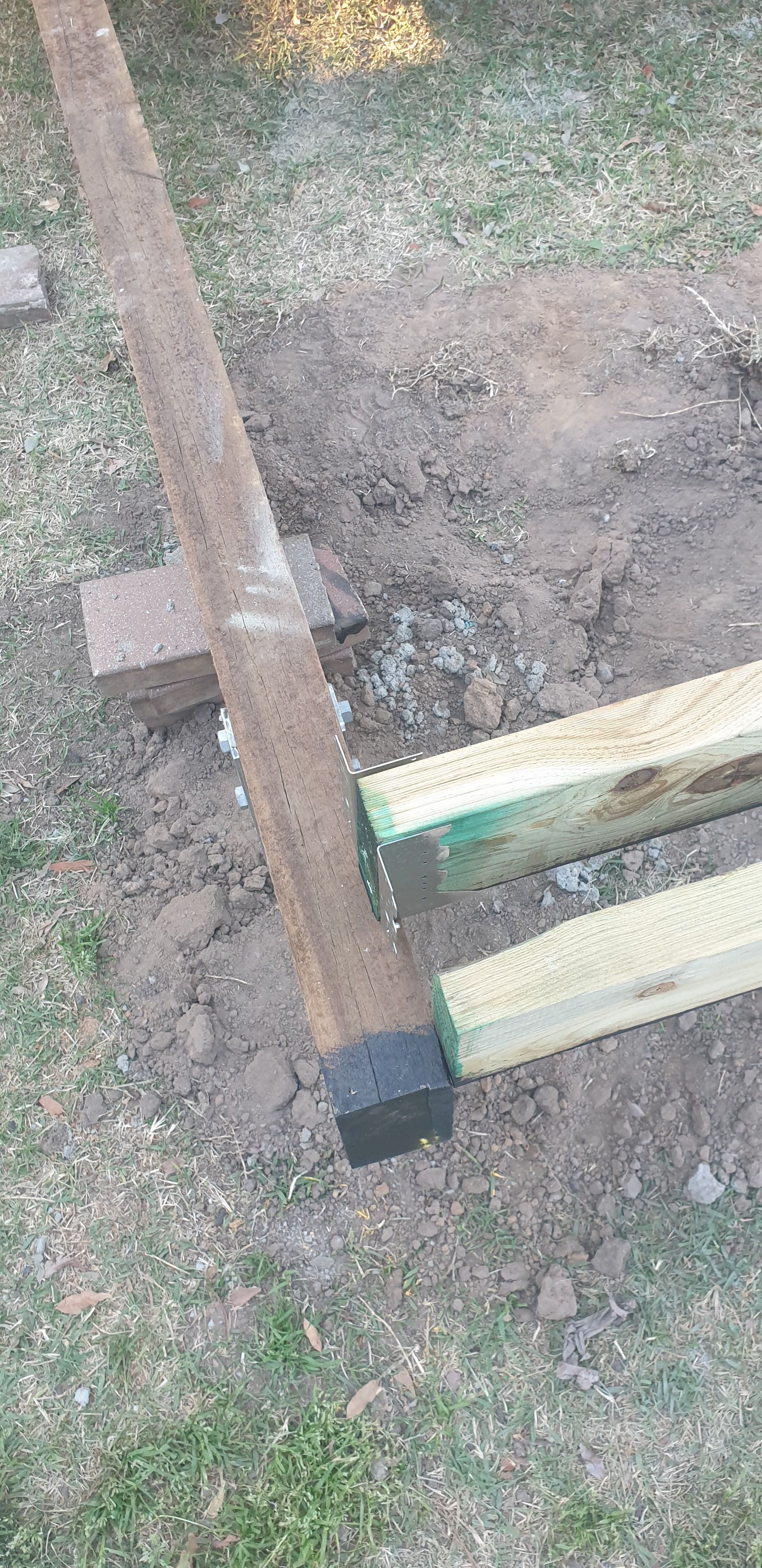 How to attach joists on the end of beare... Bunnings community