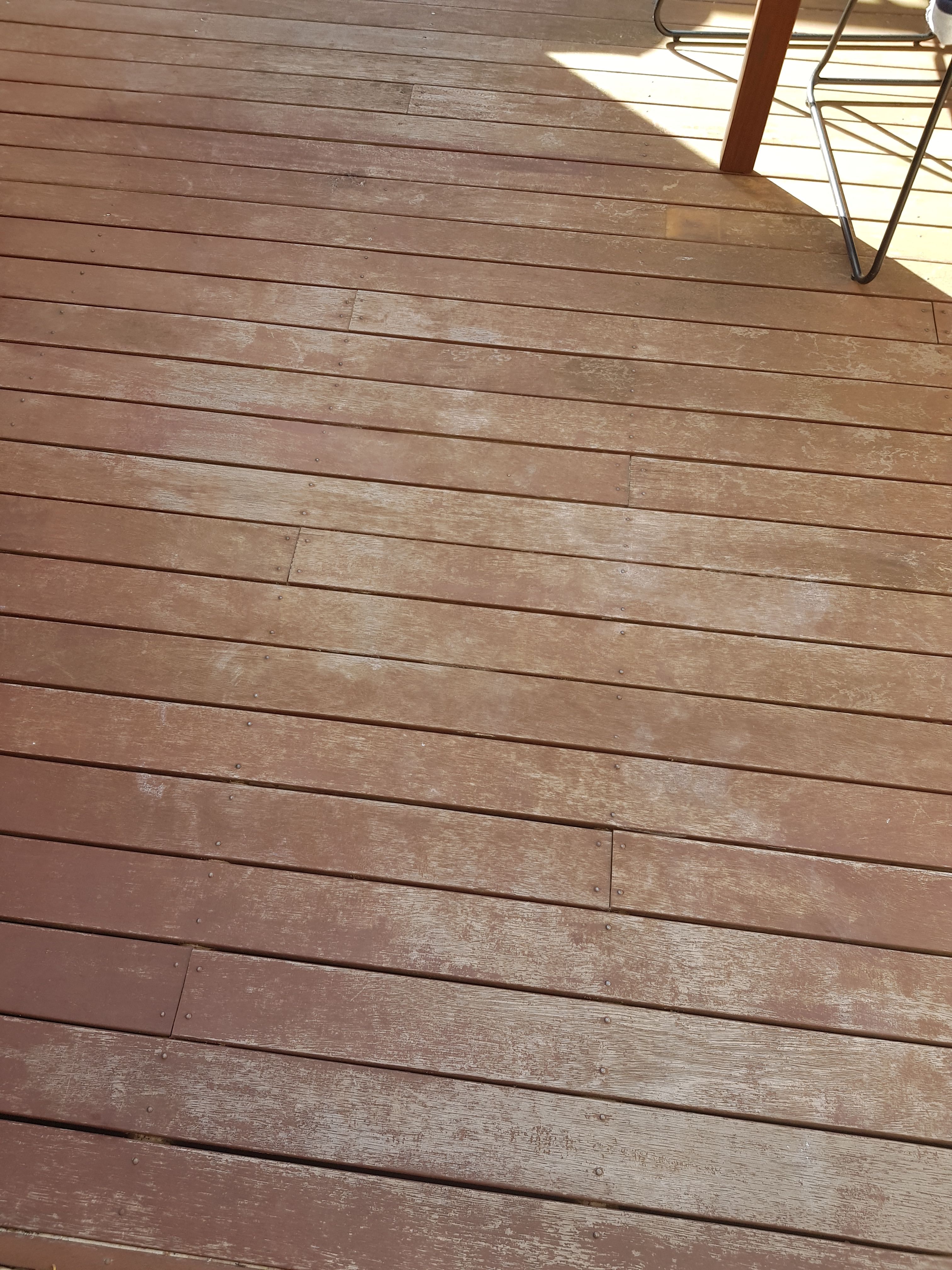 Refinishing a deck Bunnings community