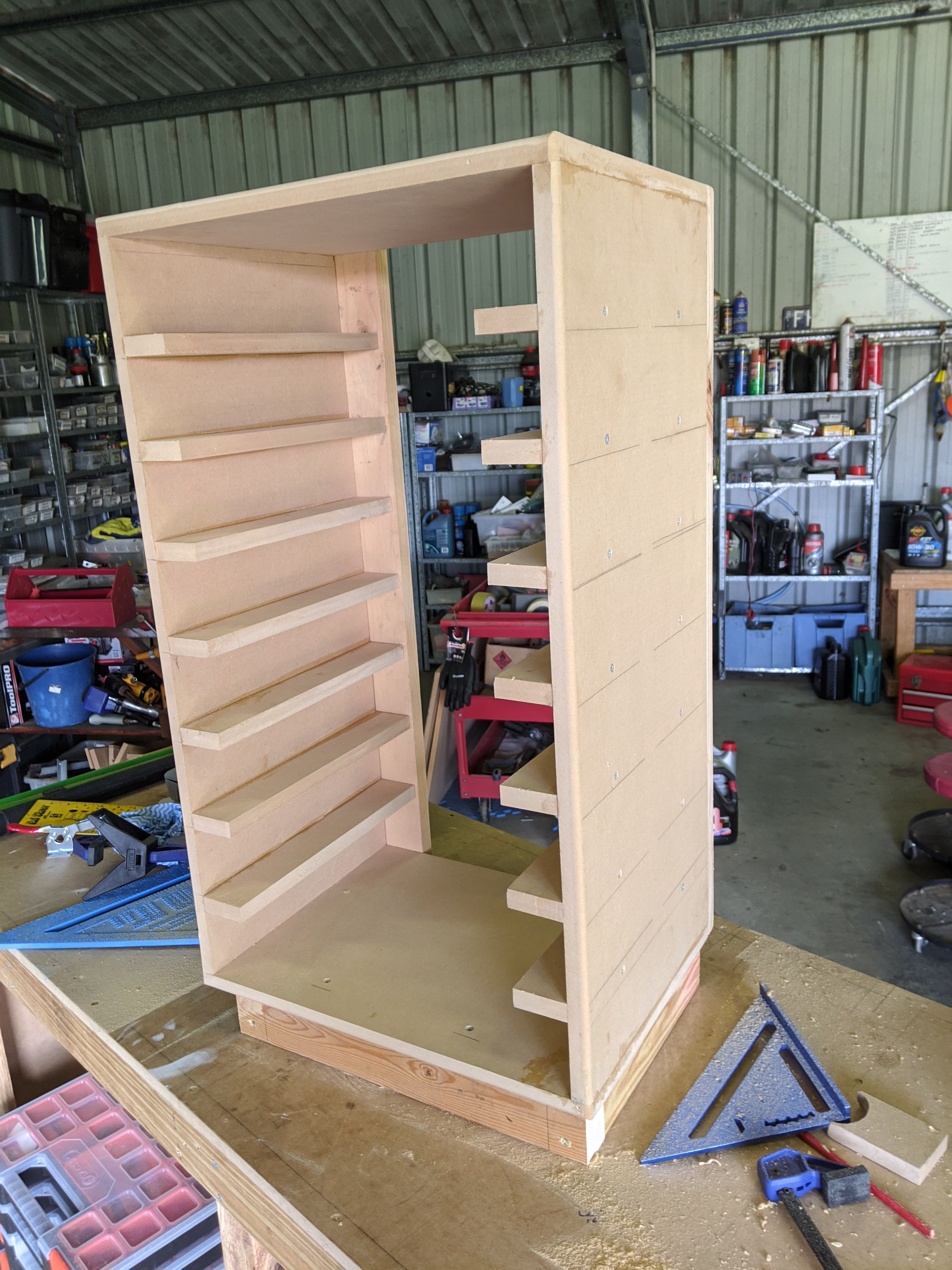 Workbench for organising tools Bunnings community