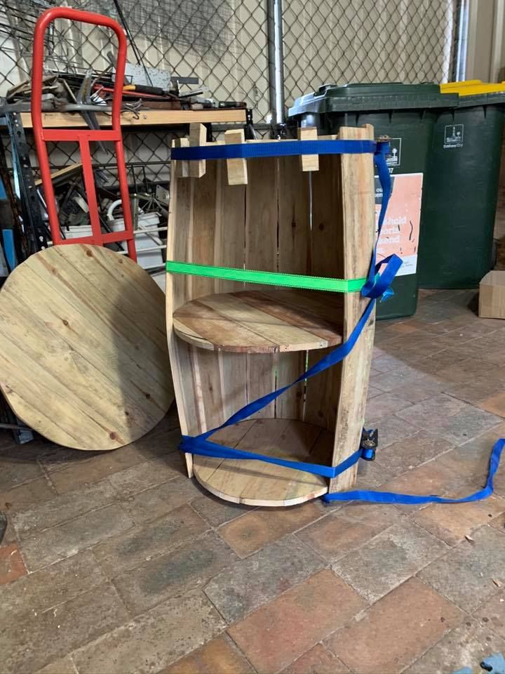Wine barrel cupboard Bunnings community
