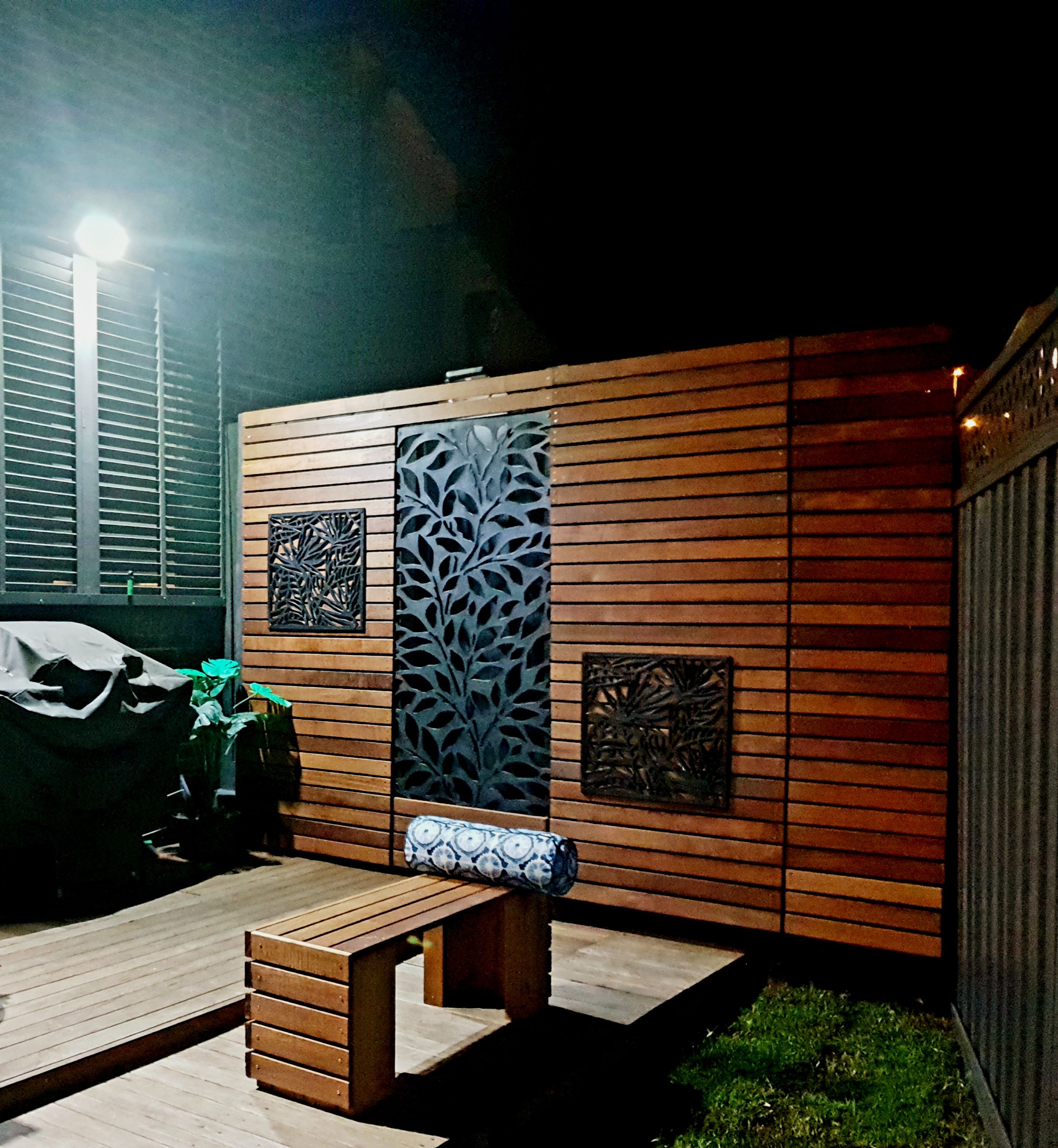 $0 cost backyard lighting bunnings workshop community