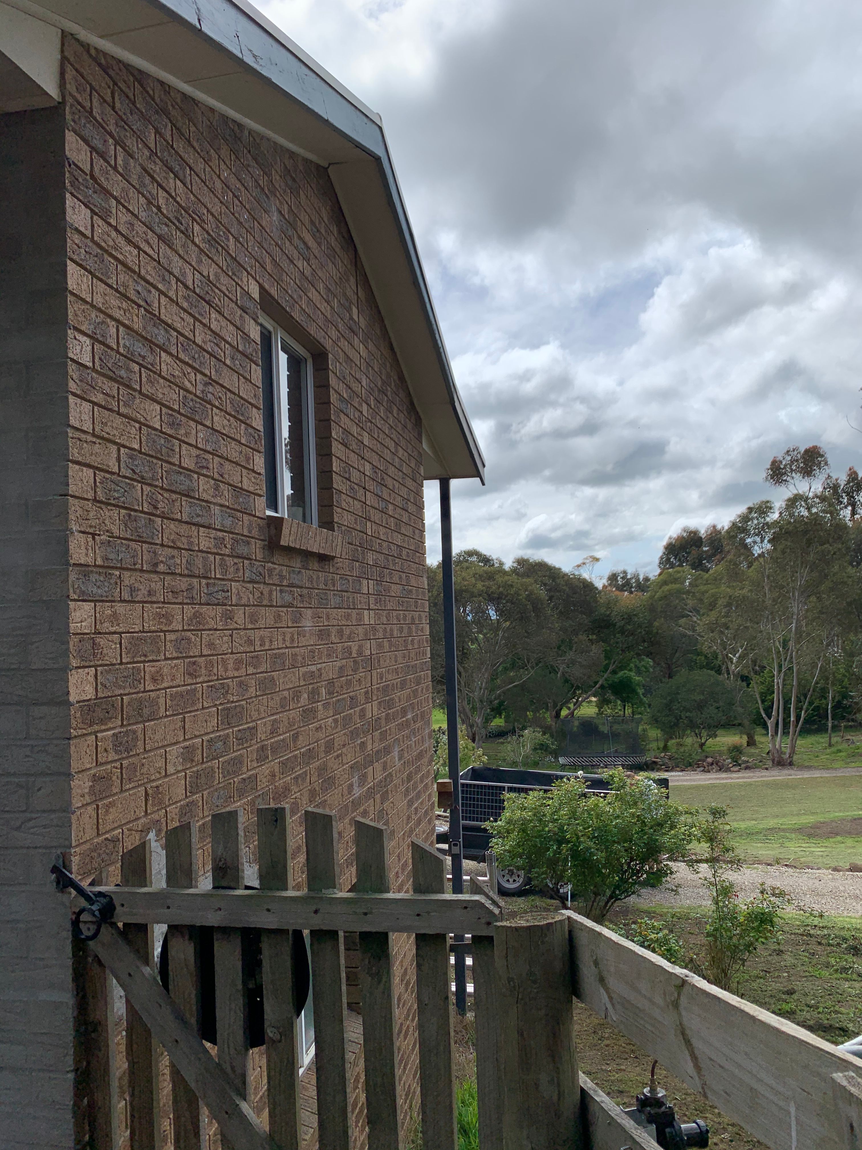 Exterior brick makeover on a budget Bunnings community
