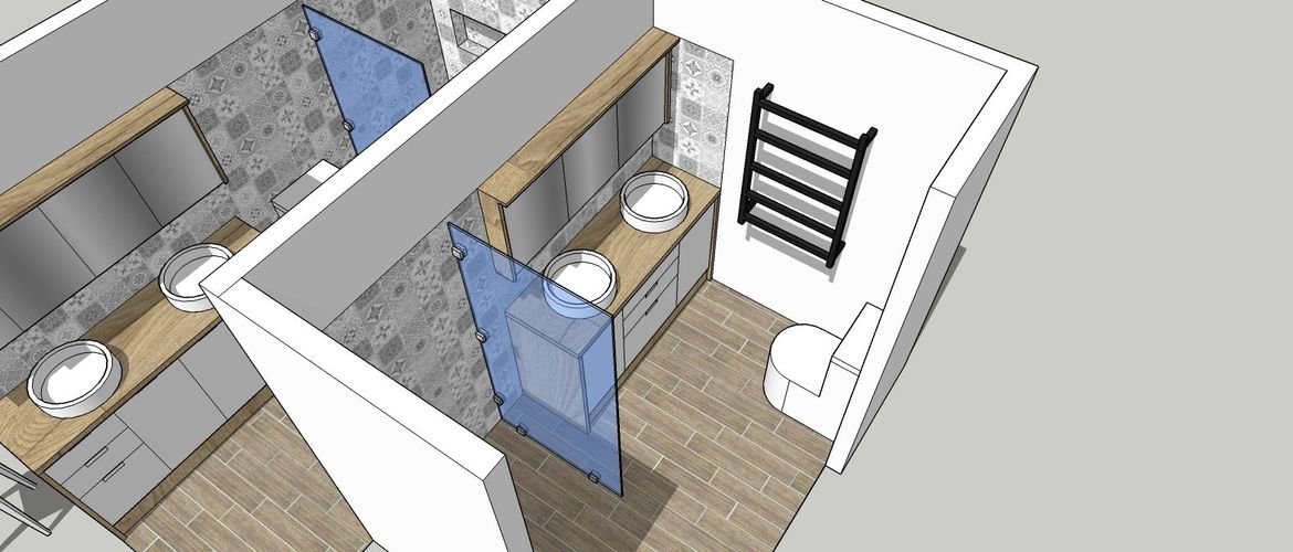 My apologies it was later on that I realized that the bathrooms dont line up. Not to worry it is still based on sizes that you've indicated.