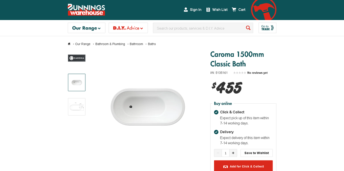 Timeless classic bath shape and brings modern look with practicality.