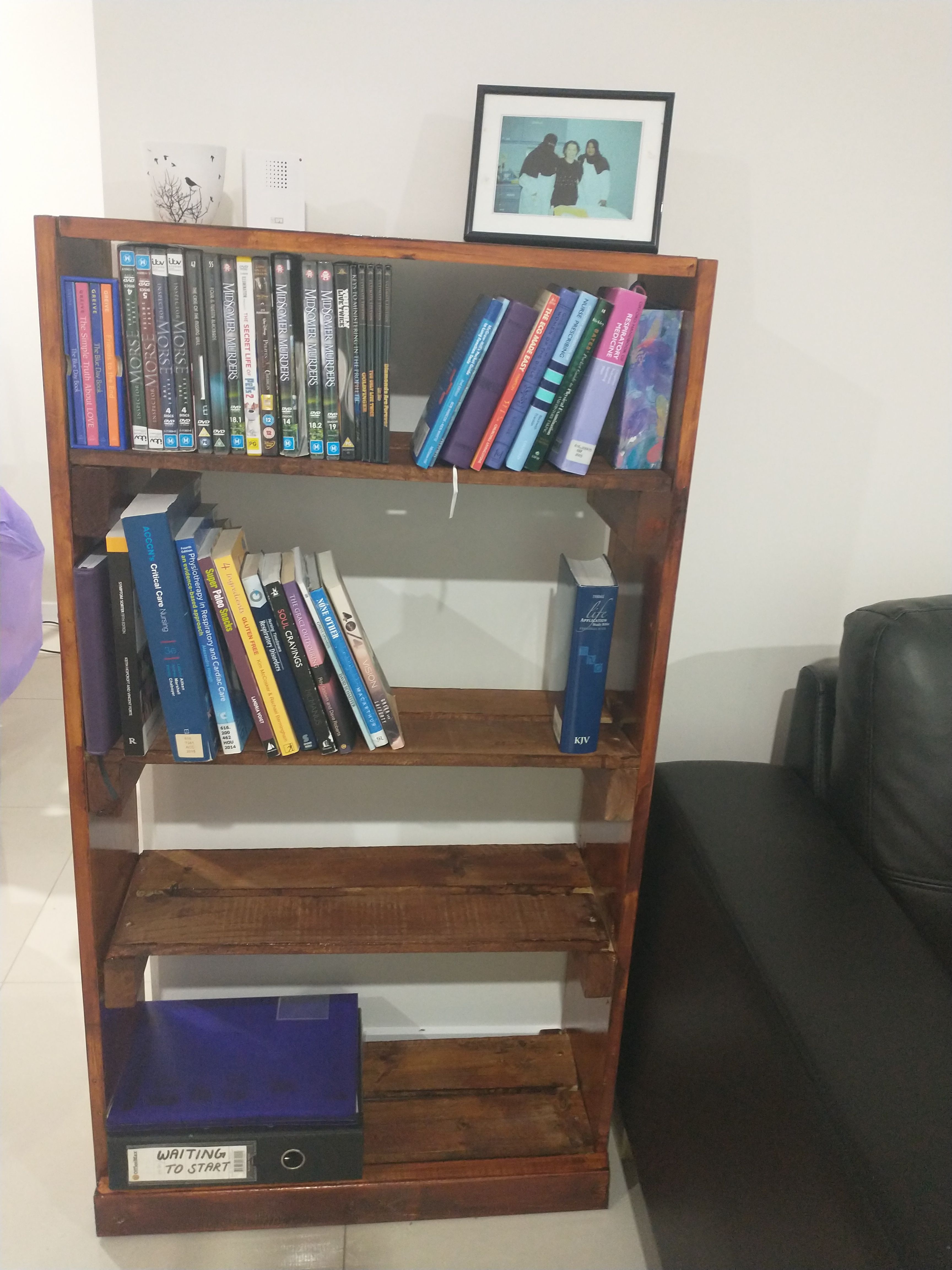 Bookcase made from Bunnings pine fence p... Bunnings community