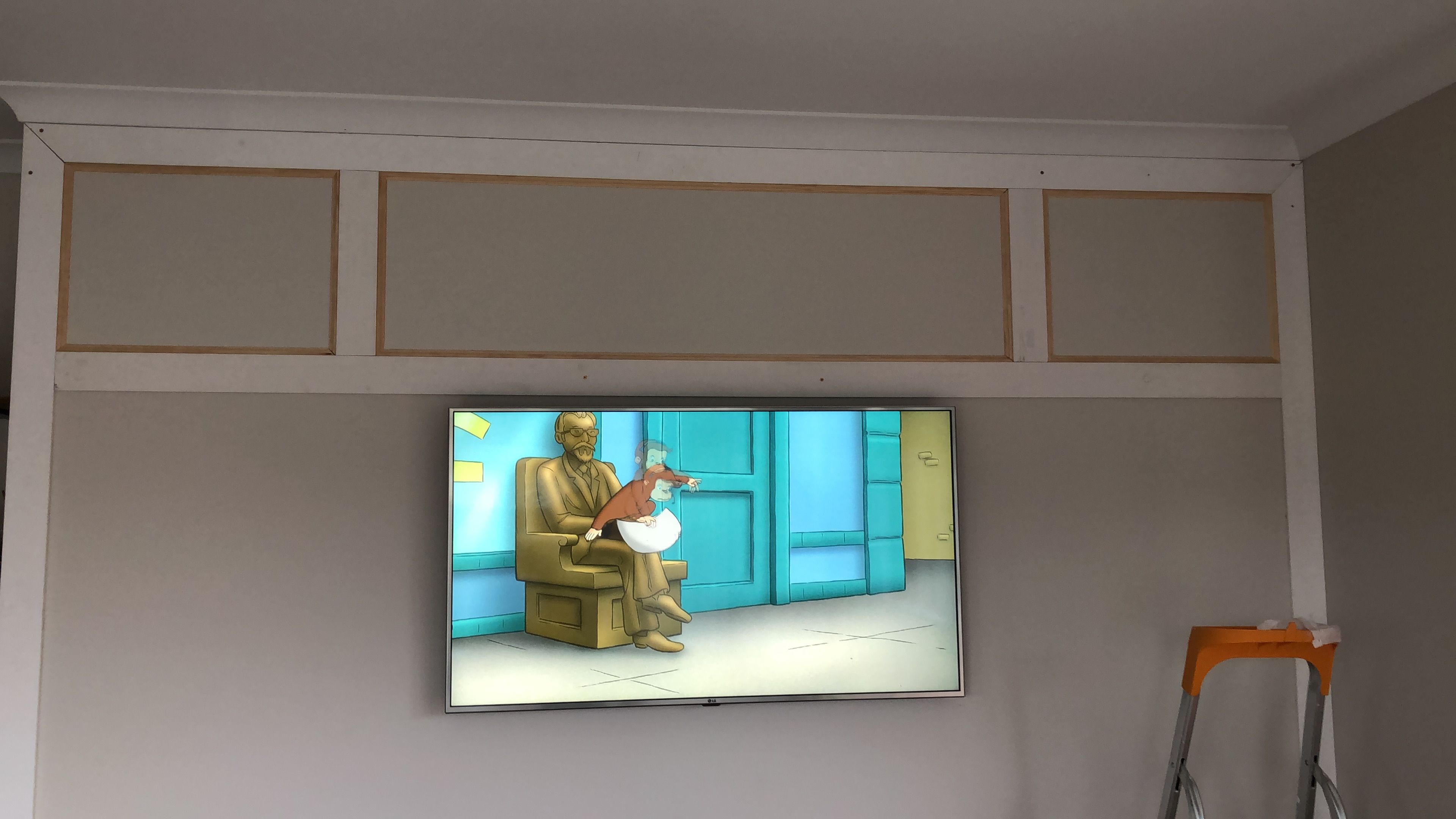 Solved Living room feature wall aka TV wall Bunnings community